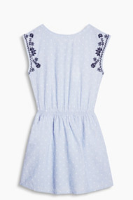 Esprit Bestikte jurk, 100% katoen Light Blue for Women