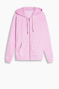 Esprit Sweatvest in washed look Pink for Women
