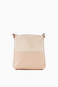 Esprit Kleine schoudertas van glad imitatieleer Pastel Pink for Women