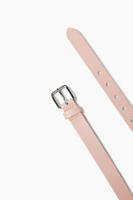 Esprit Smalle riem van rundleer Salmon for Women