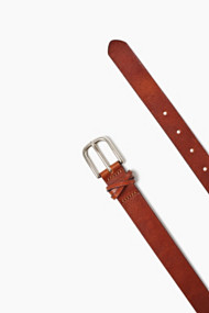 Esprit Smalle riem van rundleer Rust Brown for Women