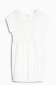 Esprit Romantische jurk met kanten rok Off White for Women