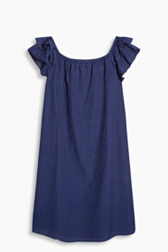 Esprit Gestreepte off-the-shoulder jurk Navy for Women