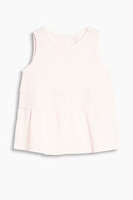 Esprit Blousetop met structuur, 100% katoen Pastel Pink for Women