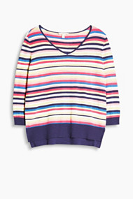 Esprit Luchtige slubtrui van 100% katoen New Pink for Women