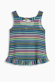 Esprit Luchtige gebreide top in meerdere kleuren Bright Blue for Women