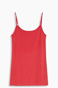 Esprit Basic stretchtop met spaghettibandjes Red for Women