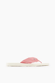 Esprit Teenslippers met katoenen bandjes Red for Women