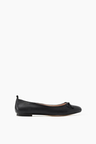 Esprit Tijdloze ballerina`s van glad imitatieleer Black for Women