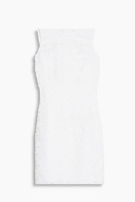 Esprit Kokerjurk van gebloemde kant Off White for Women
