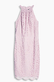 Esprit Getailleerde kokerjurk van fijne kant Mauve for Women