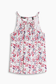 Esprit Soepele jersey top met stretch en print Ice for Women