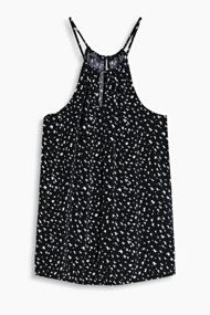 Esprit Soepele top van jersey/stretch met print Black for Women
