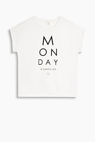 Esprit Statement T-shirt van 100% katoen Off White for Women