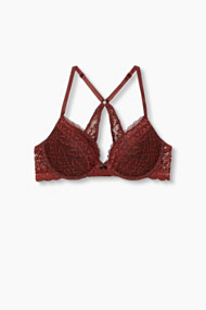 Esprit Kanten beugel-bh, bandjes in x-vorm Bordeaux Red for Women