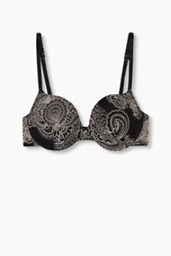 Esprit Mesh bh met print Black for Women