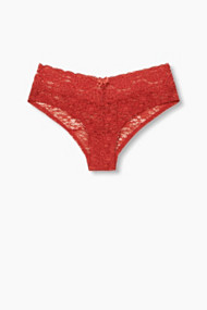 Esprit Hipster van soepele kant Dark Red for Women