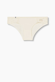Esprit Slip van jersey en kant Off White for Women