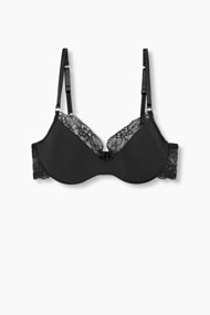 Esprit Beugel-bh met halve cups en kant Black for Women