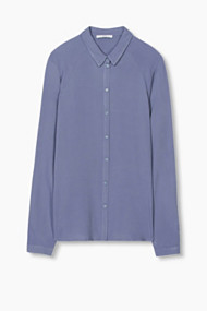 Esprit Soepele blouse met raglanmouwen Grey Blue for Women