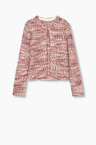 Esprit Zacht mouliné vest Dark Pink for Women