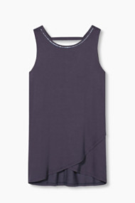 Esprit Soepele top met uitsnede achter Navy for Women