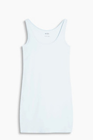 Esprit Lange, stretchy tanktop van katoen Pastel Blue for Women