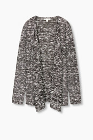 Esprit Open vest van een katoenmix Anthracite for Women