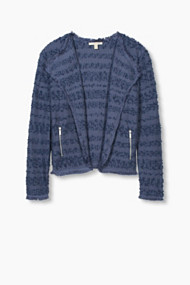 Esprit Smal vest van effectgaren Blue Lavender for Women