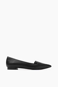 Esprit Elegante loafers met reptielenreliëf Black for Women