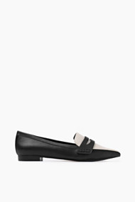 Esprit Loafers met contrasterend design Black for Women