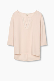 Esprit Fijne, soepele blouse Nude for Women