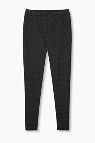 Esprit Legging met ajourpatroon, katoenmix Black for Women