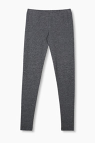 Esprit Legging met ajourpatroon, katoenmix Light Grey Melange for Women