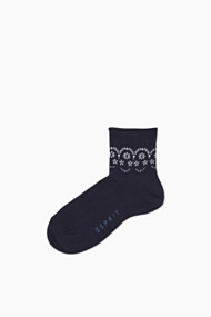 Esprit Short socks met cut-out-look Marine for Women