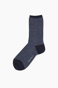 Esprit Sokken met lurexeffect Marine for Women