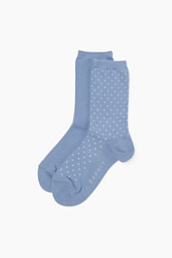 Esprit Twee paar sokken Smoke Blue for Women