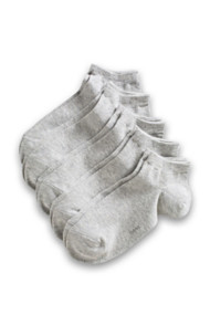 Esprit Set van 5 paar effen sneakersokken Storm Grey for Women