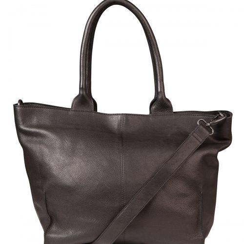Dames real leather shopper