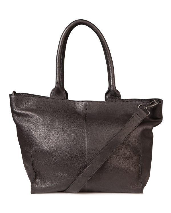 Dames real leather shopper