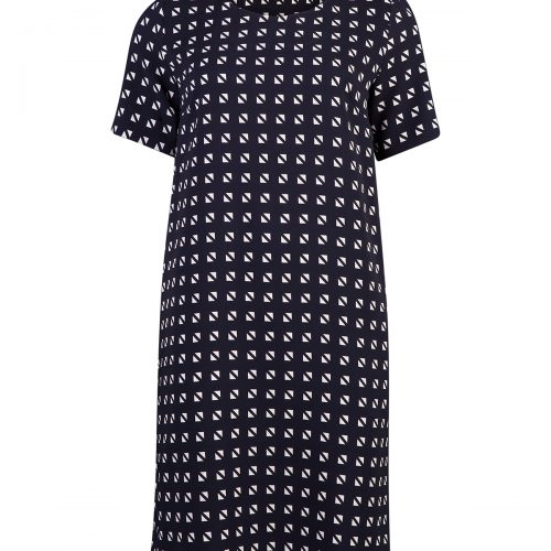 Dames graphic print jurk