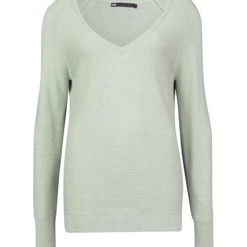 Dames v-neck knit trui
