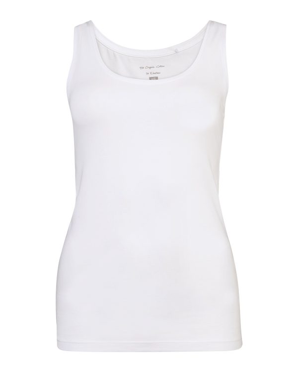 Dames organic cotton singlet