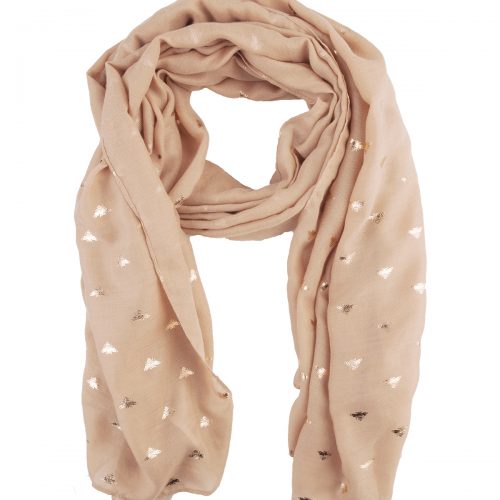 Dames metallic design sjaal