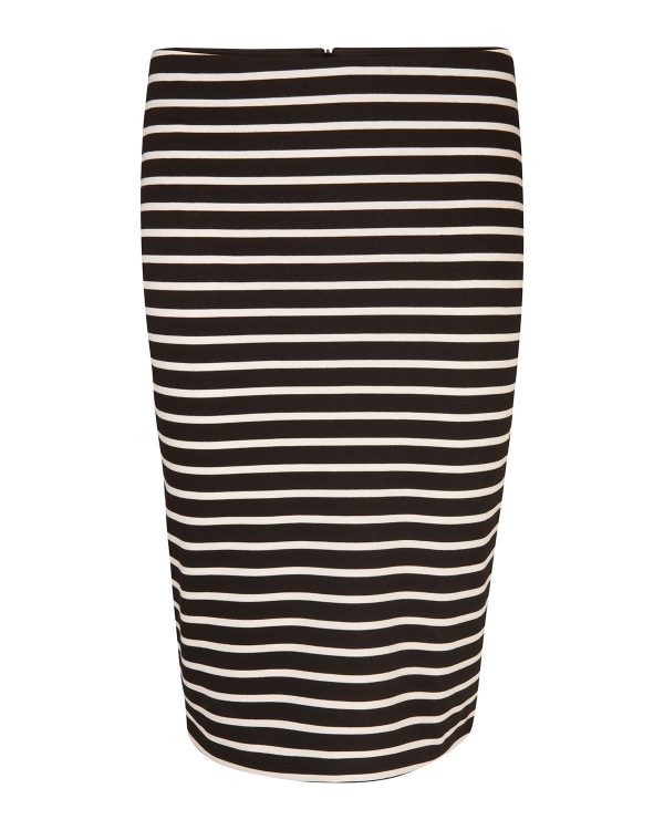 Dames pencil stripe kokerrok
