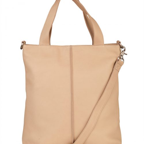 Dames real leather shopper
