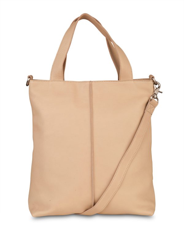 Dames real leather shopper