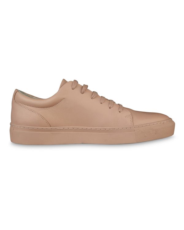 Dames solid real leather sneakers