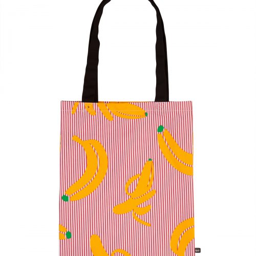 Dames canvas print shopper