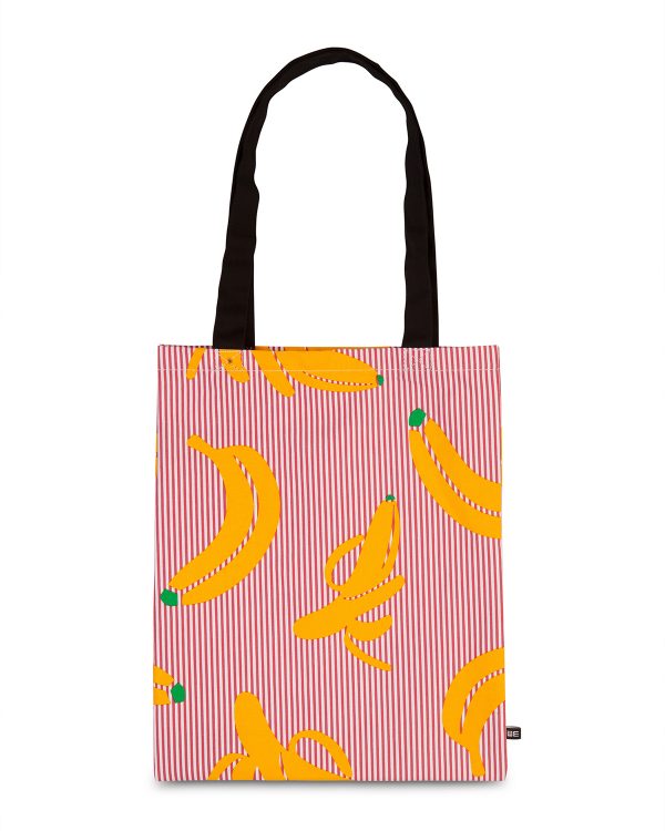 Dames canvas print shopper
